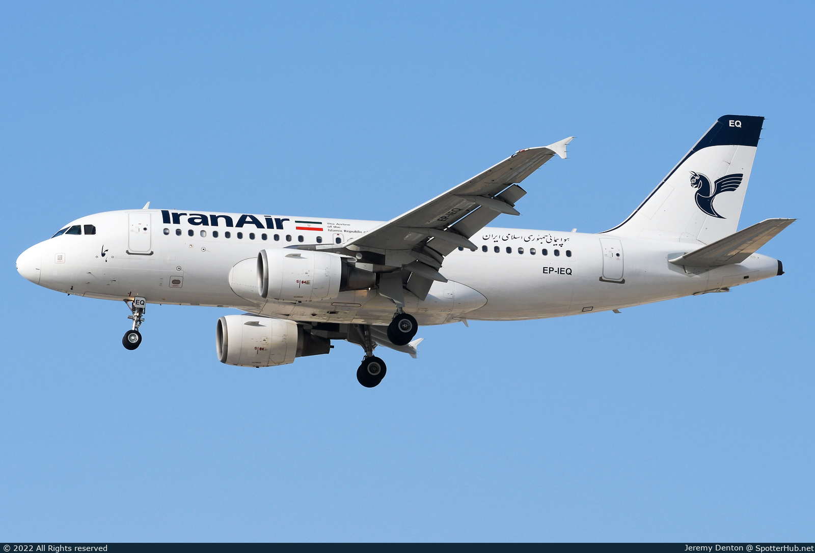 Photo of EP-IEQ - Airbus A319-111 operated by Iran Air