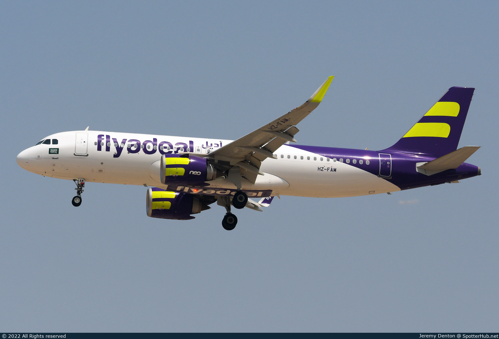 Photo of HZ-FAM - Airbus A320-251N operated by flyadeal