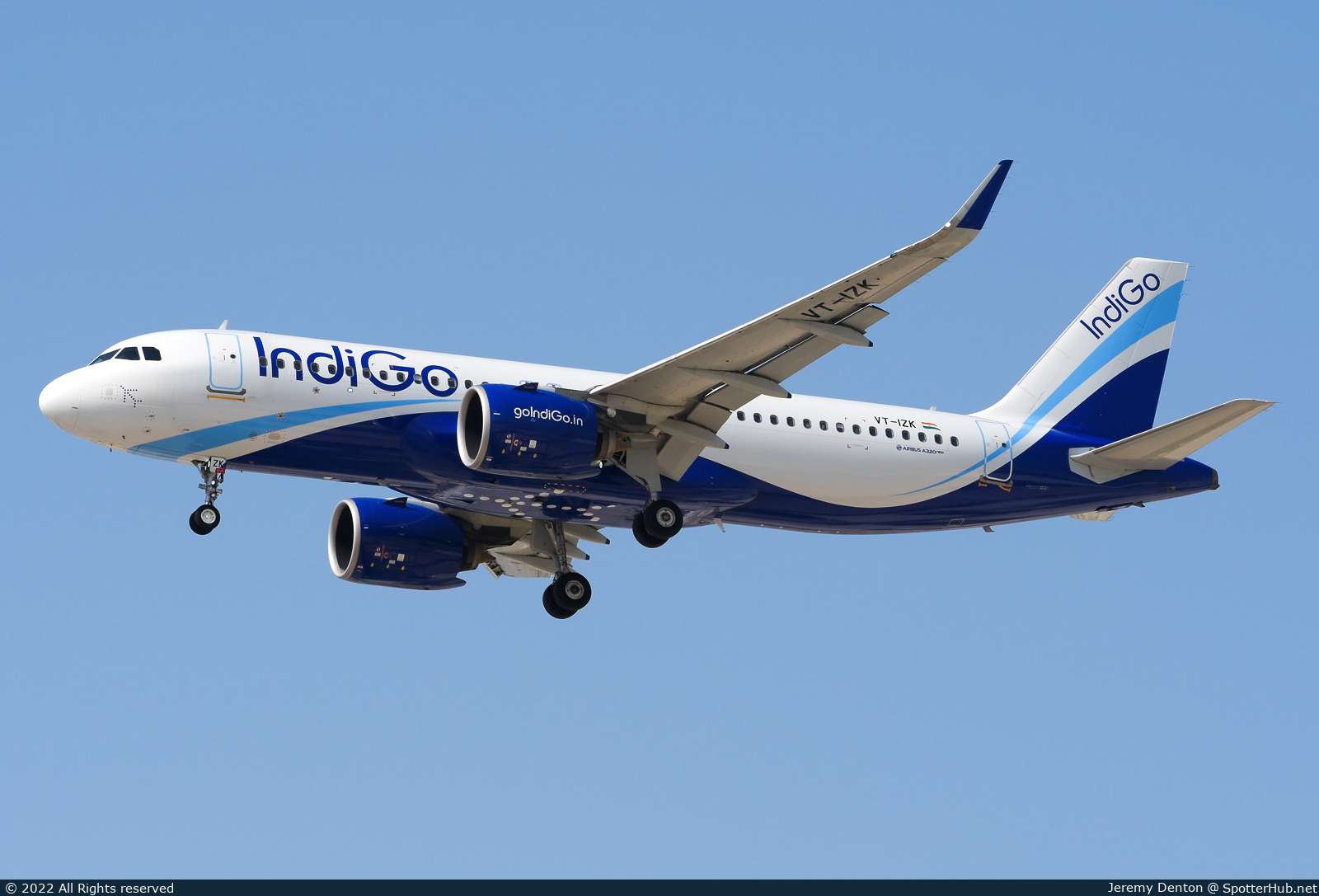 Photo of VT-IZK - Airbus A320-271N operated by IndiGo
