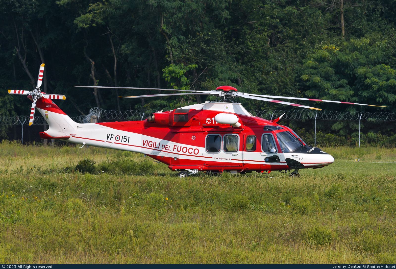 Photo of VF-151 - Leonardo AW139 operated by Italian Federal Ministry of the Interior - Vigili del Fuoco