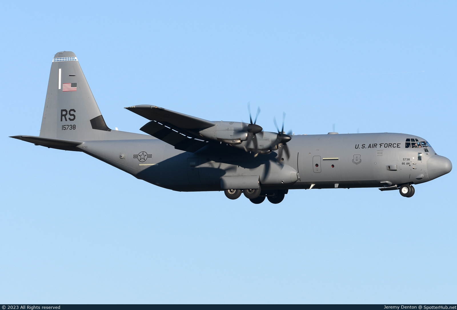 Photo of 11-5738 - Lockheed Martin C-130J-30 Super Hercules operated by US Air Force