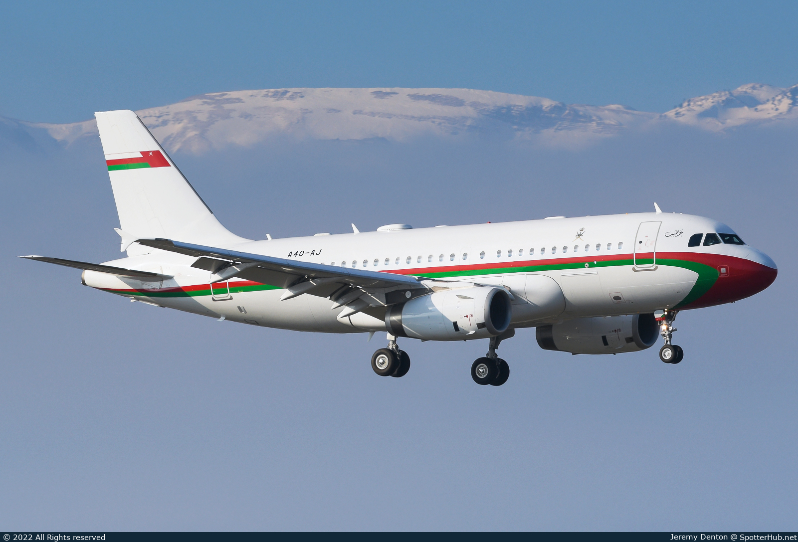 Photo of A4O-AJ - Airbus A319-133(CJ) operated by Oman Royal Flight