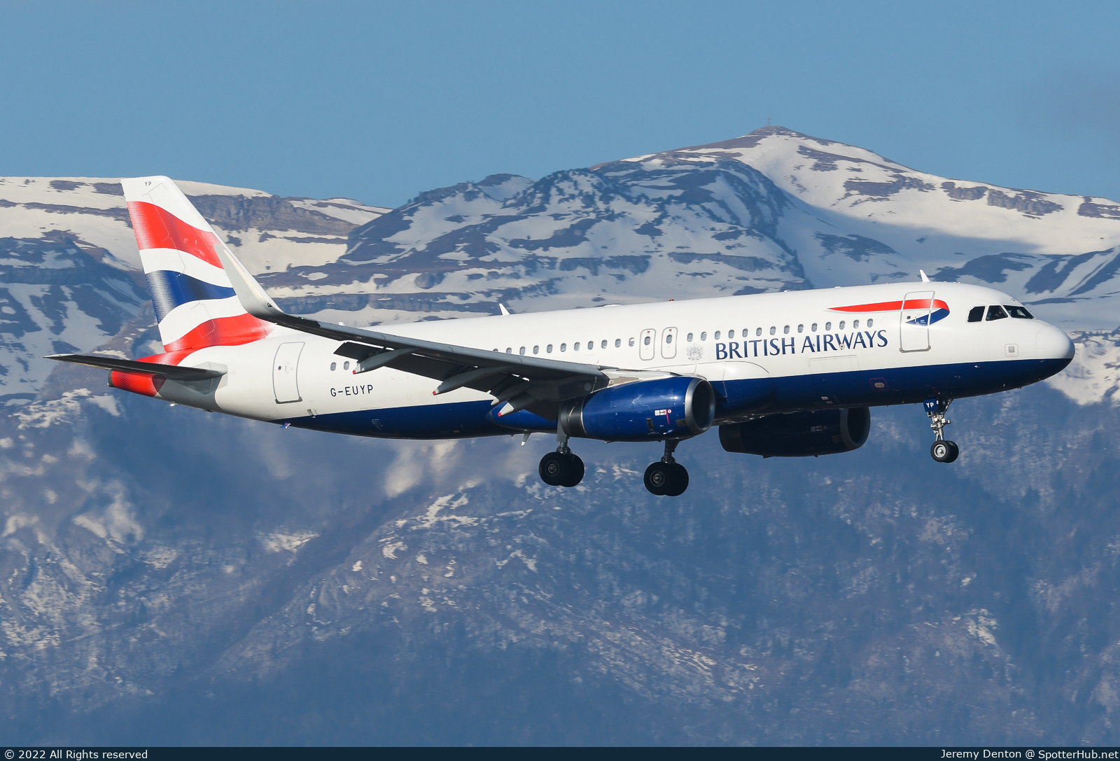 Photo of G-EUYP - Airbus A320-232 operated by British Airways