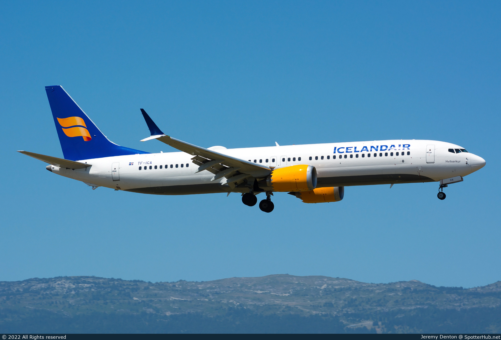 Photo of TF-ICA - Boeing 737 MAX 9 operated by Icelandair