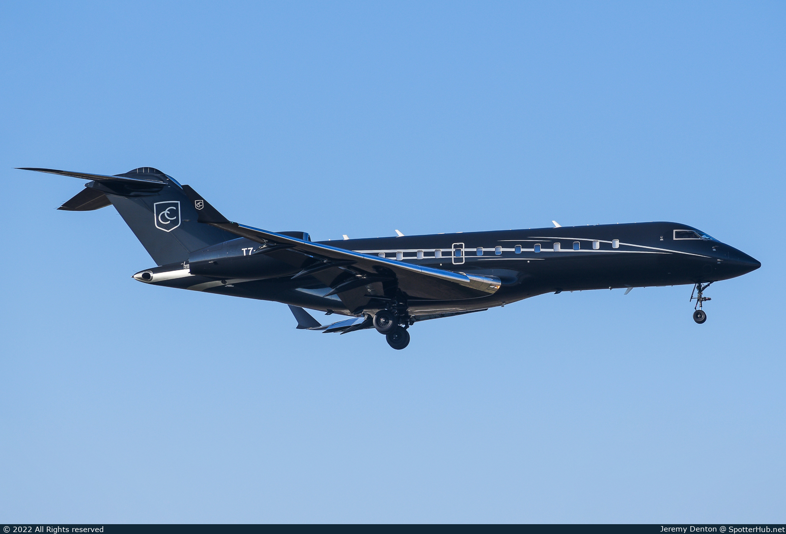 Photo of T7-CLG - Bombardier Global Express operated by Private