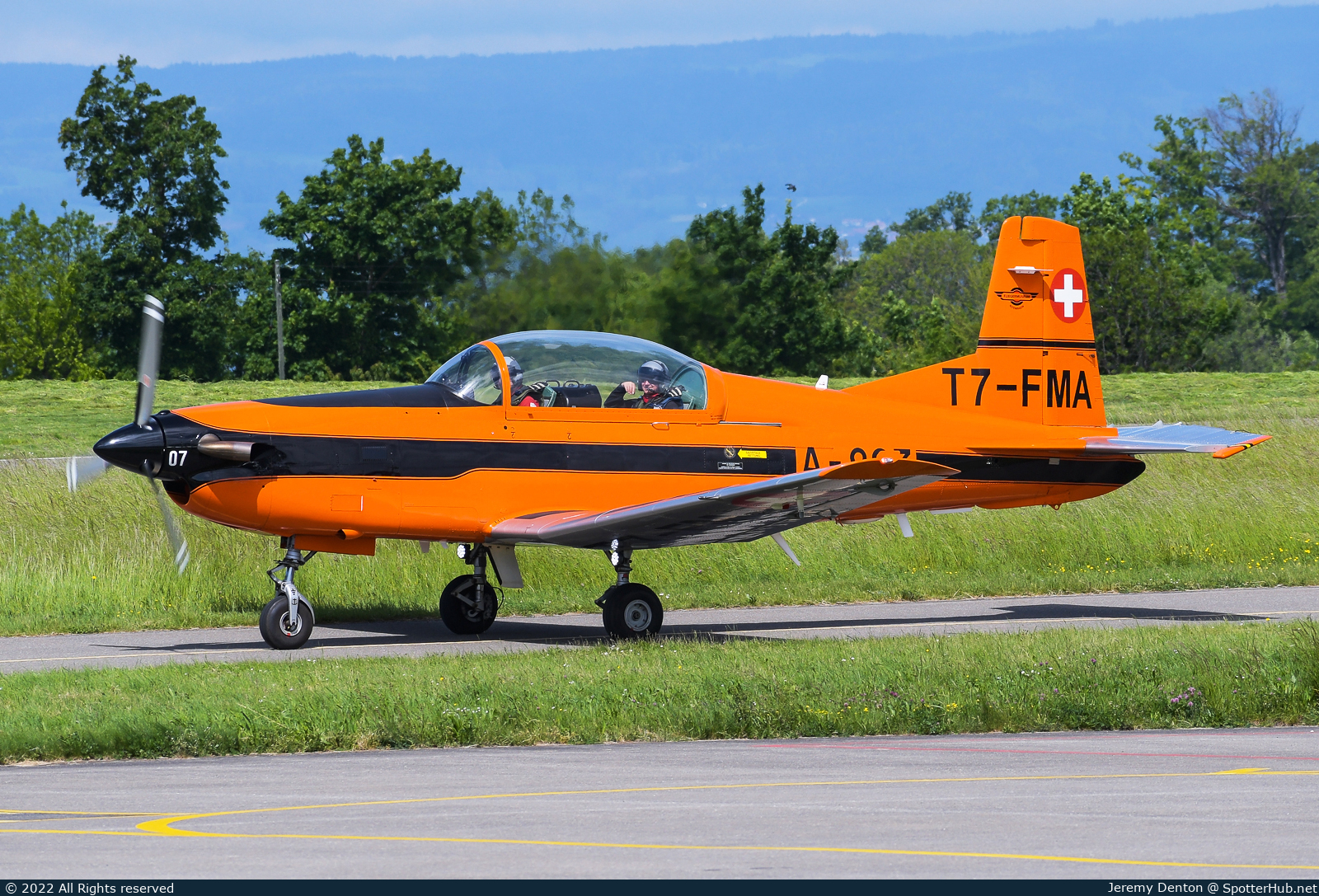 Photo of T7-FMA - Pilatus PC-7 operated by Fliegermuseum Altenrhein
