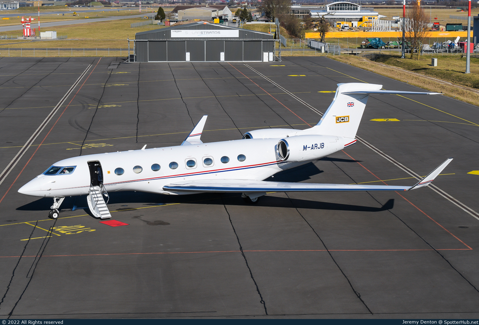 Photo of M-ARJB - Gulfstream G650 operated by J C Bamford Ltd.