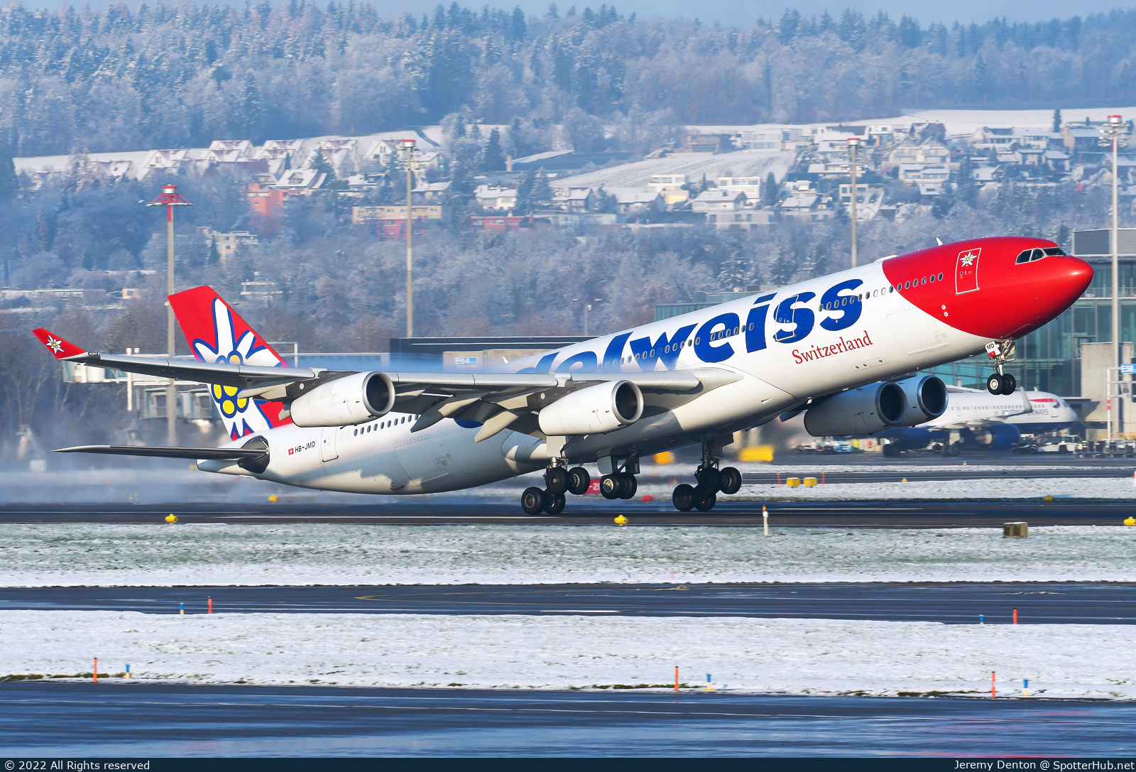 Photo of HB-JMD - Airbus A340-313 operated by Edelweiss Air