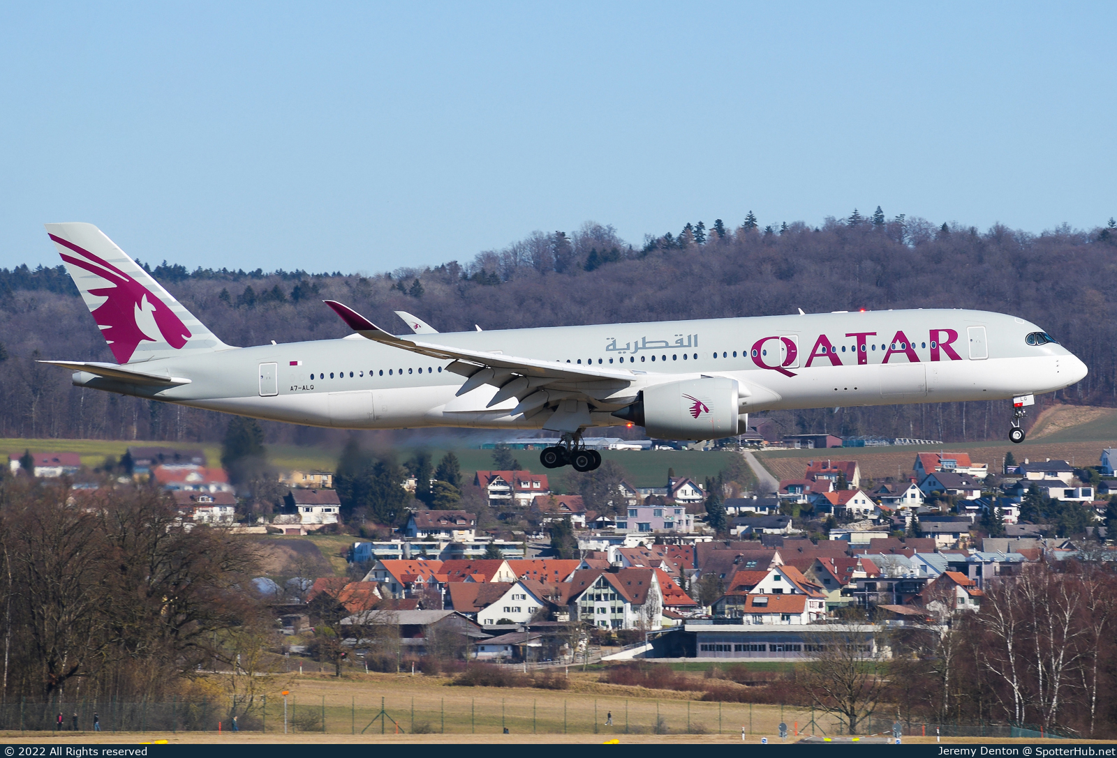 Photo of A7-ALQ - Airbus A350-941 operated by Qatar Airways