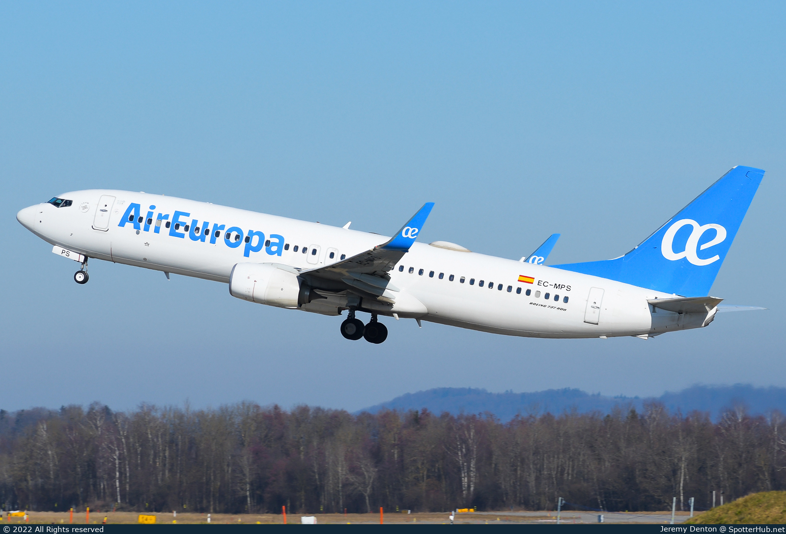 Photo of EC-MPS - Boeing 737-85P operated by Air Europa