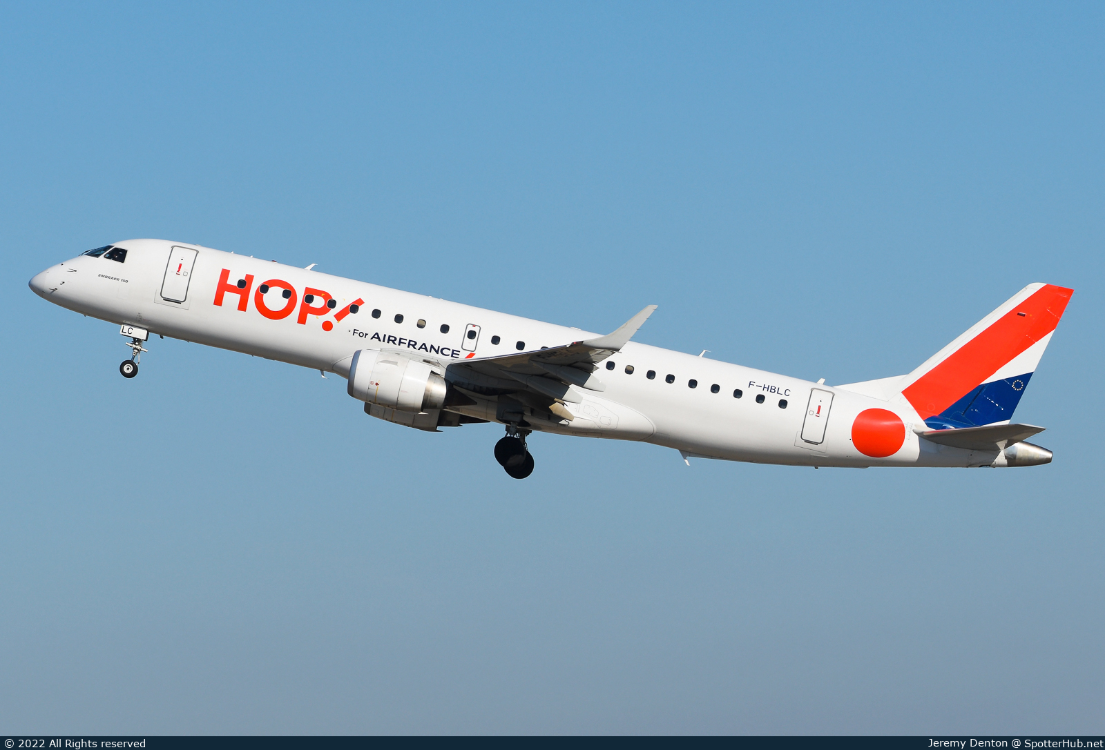 Photo of F-HBLC - Embraer ERJ-190LR operated by Air France HOP