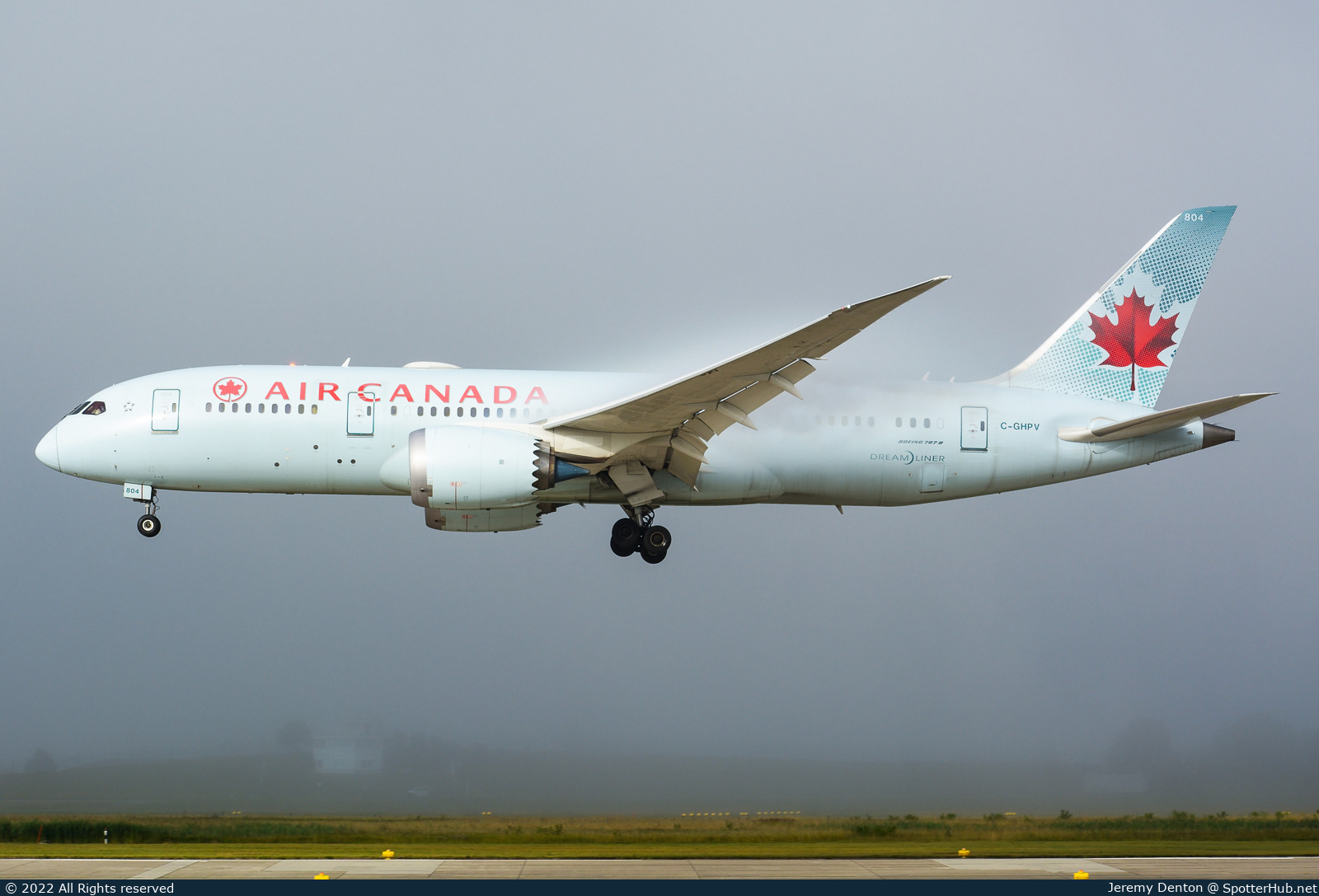 Photo of C-GHPV - Boeing 787-8 Dreamliner operated by Air Canada
