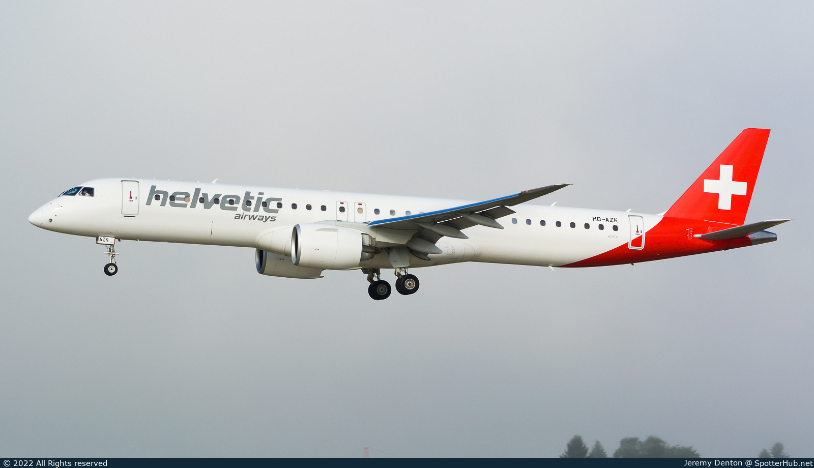 Photo of HB-AZK - Embraer ERJ-195-E2 operated by Helvetic Airways
