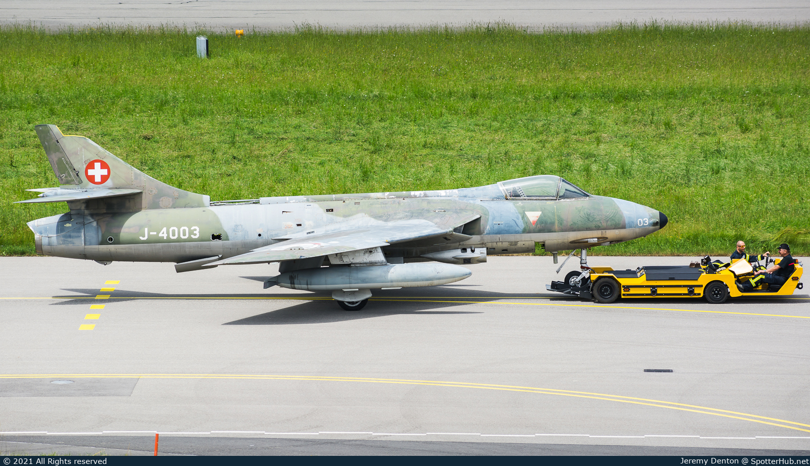 Photo of J-4003 - Hawker Hunter Mk.58 operated by Swiss Air Force