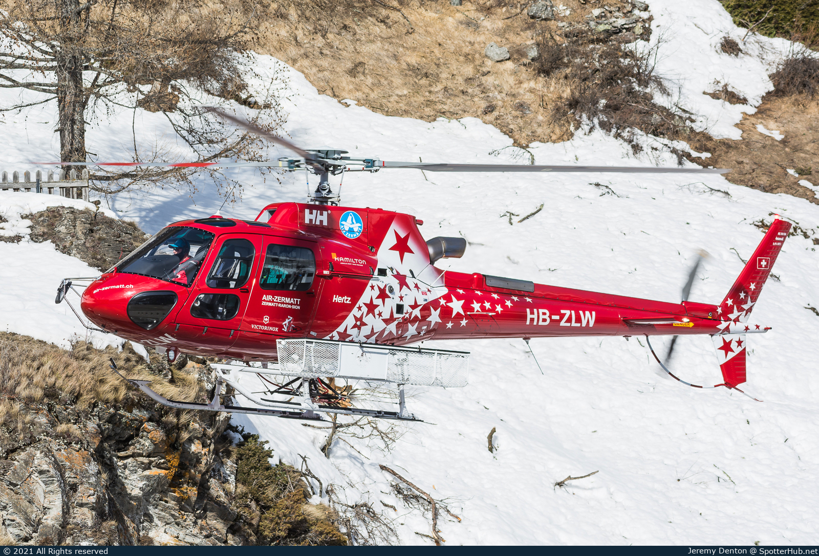 Photo of HB-ZLW - Airbus Helicopters H125 operated by Air Zermatt