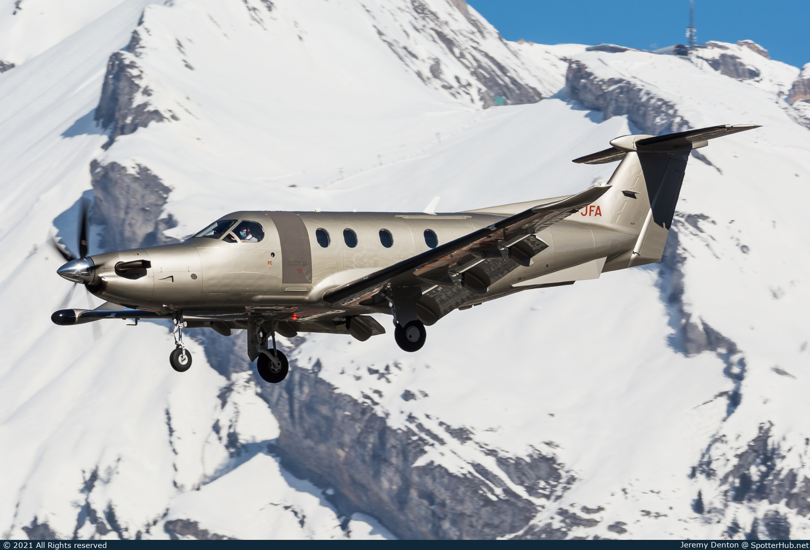 Photo of LX-JFA - Pilatus PC-12 NG operated by Jetfly Aviation