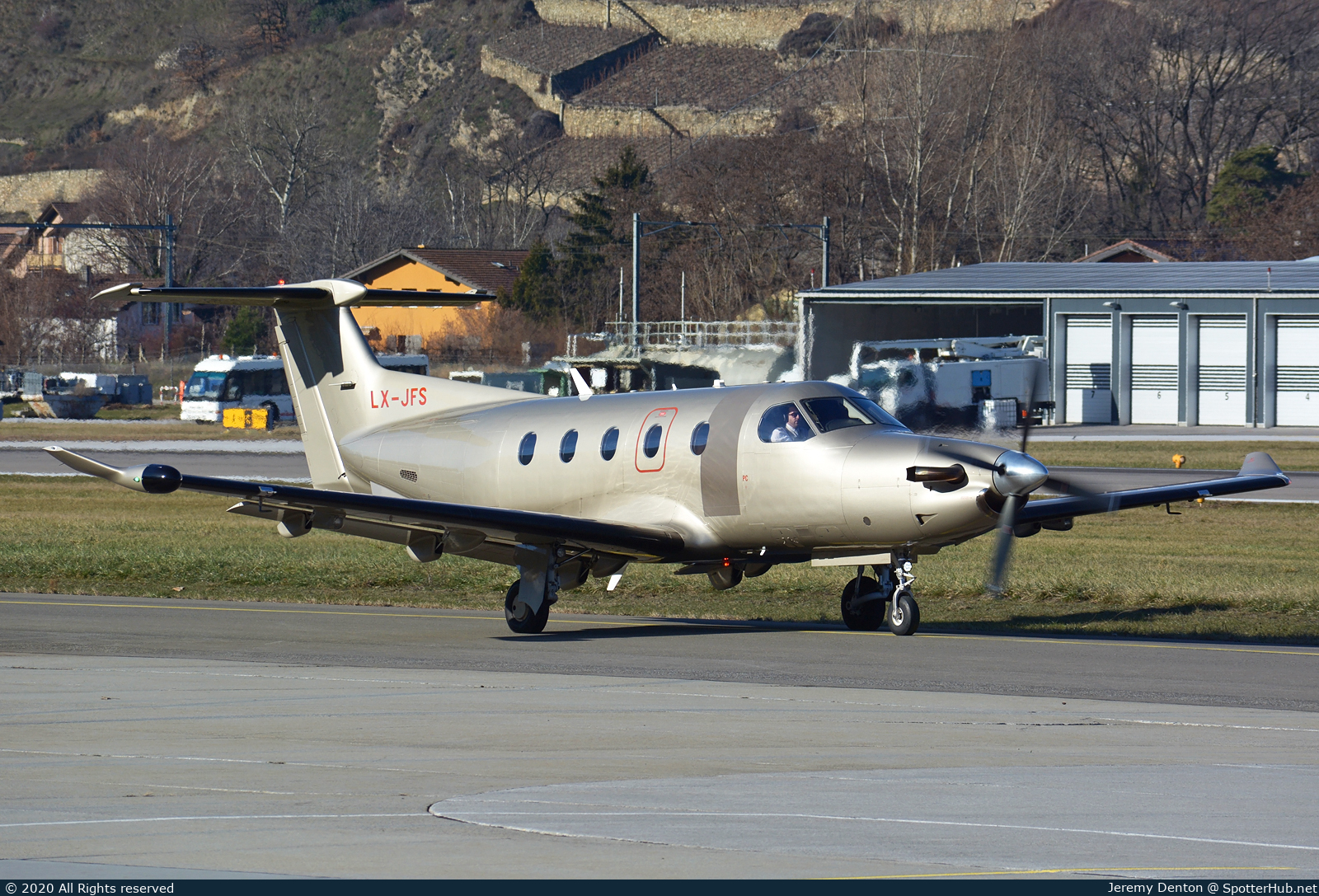 Photo of LX-JFS - Pilatus PC-12 NG operated by Jetfly Aviation