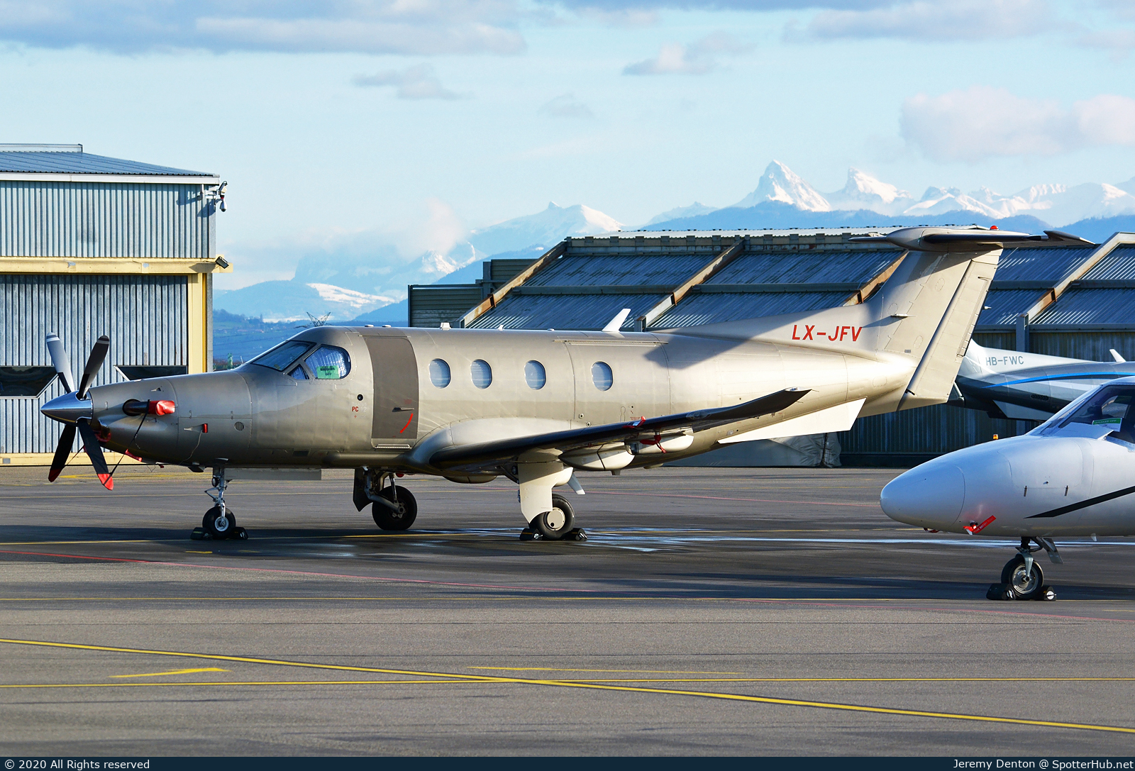 Photo of LX-JFV - Pilatus PC-12 NG operated by Jetfly Aviation