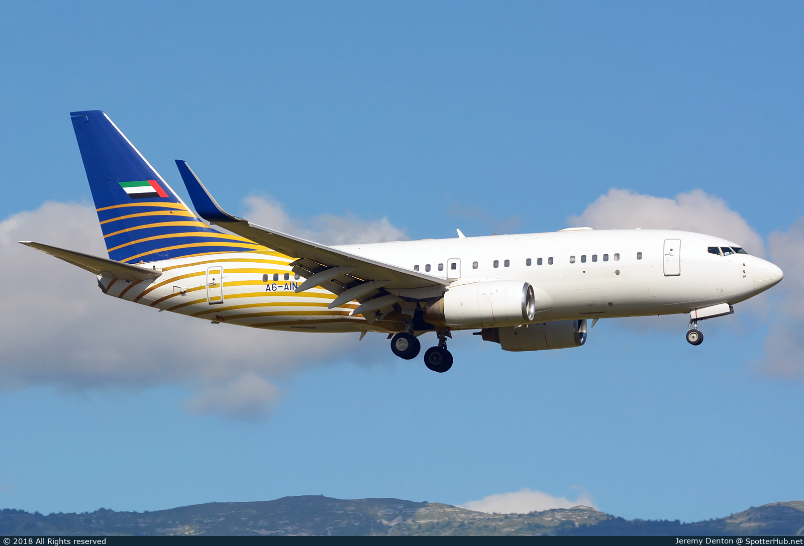 Photo of A6-AIN - Boeing 737-7Z5(BBJ) operated by Royal Jet