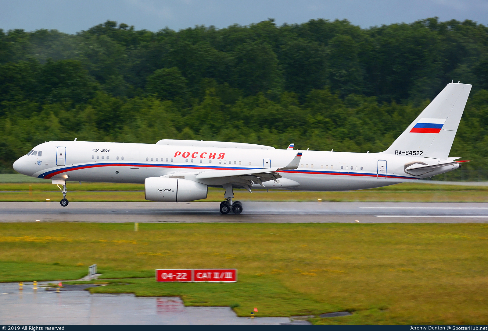Photo of RA-64522 - Tupolev Tu-214SUS operated by Rossiya Special Flight Detachment