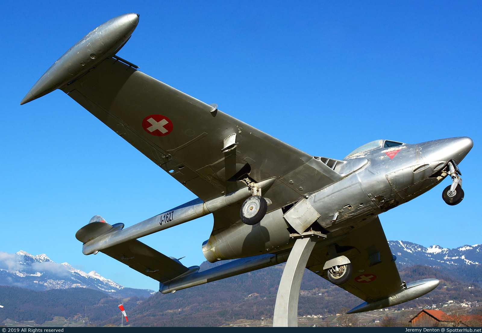 Photo of J-1627 - De Havilland DH-102 Venom FB.50 operated by Swiss Air Force
