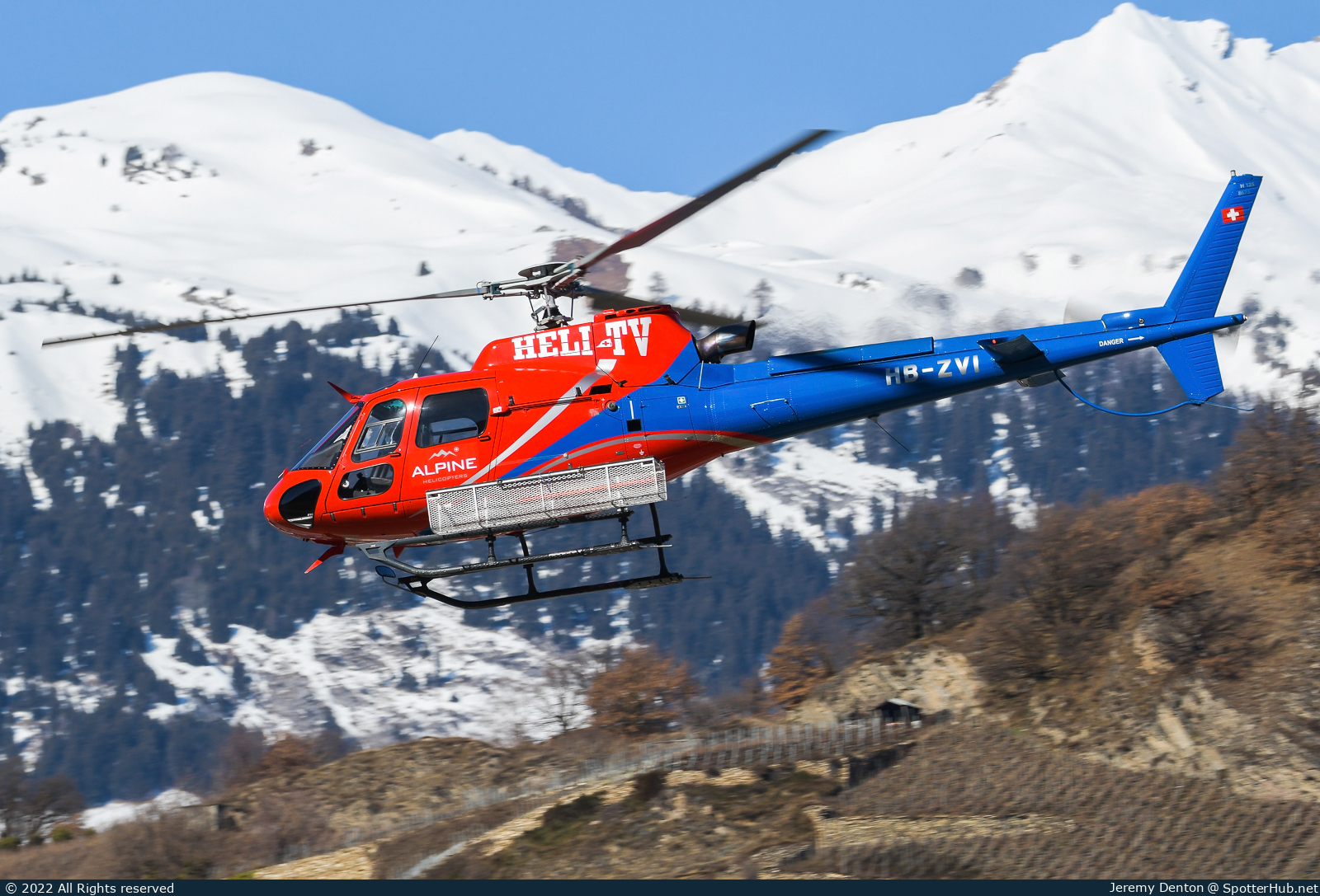 Photo of HB-ZVI - Airbus Helicopters H125 operated by Heli-TV