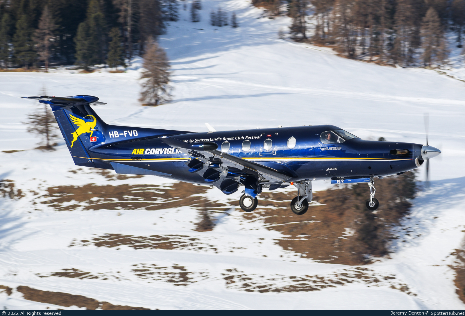 Photo of HB-FVD - Pilatus PC-12 NG operated by Air Corviglia