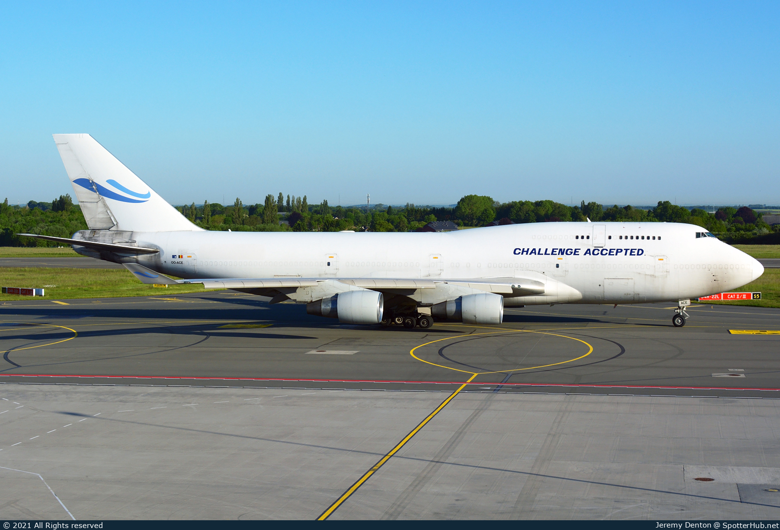 Photo of OO-ACE - Boeing 747-412(BCF) operated by Challenge Airlines BE