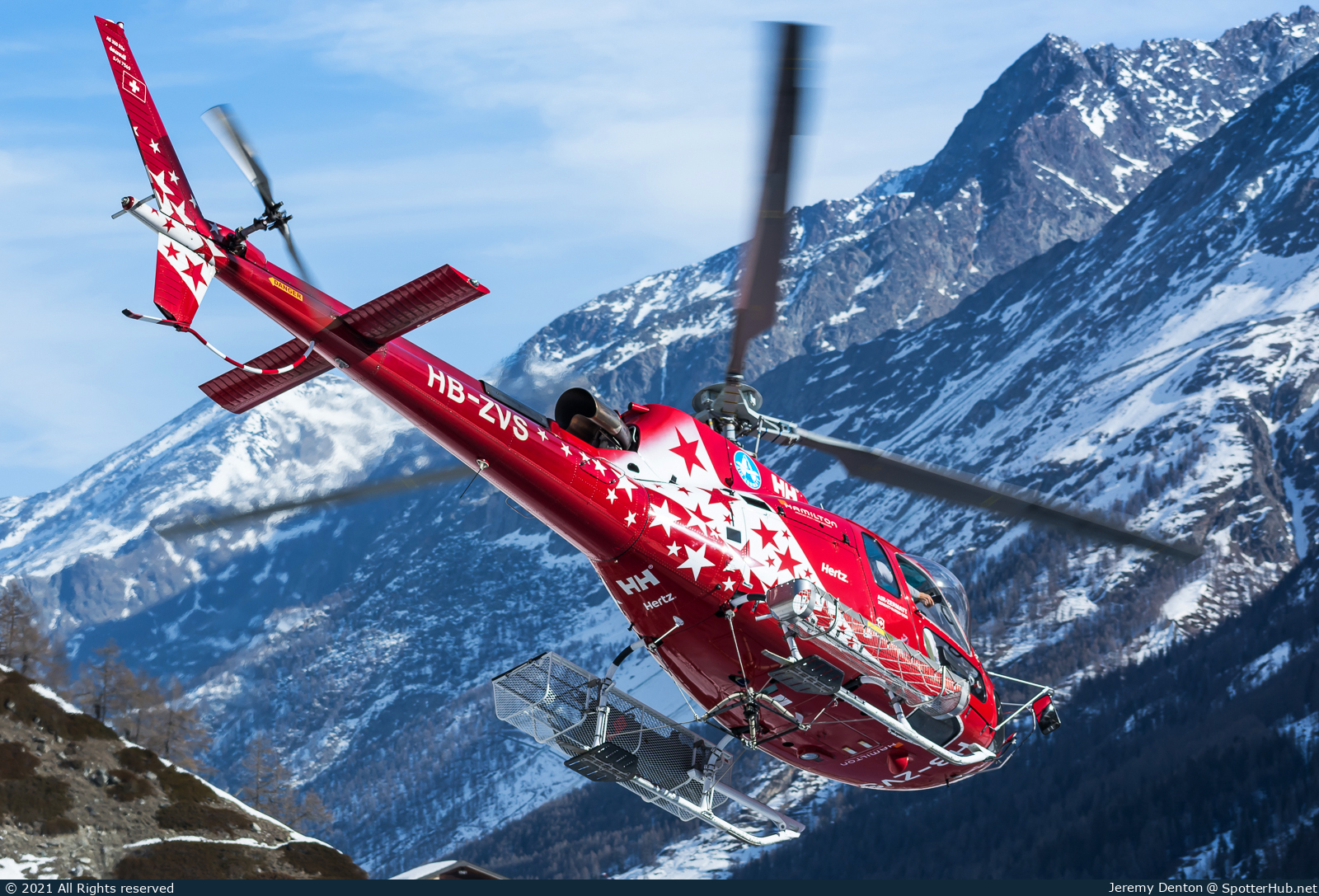 Photo of HB-ZVS - Airbus Helicopters H125 operated by Air Zermatt