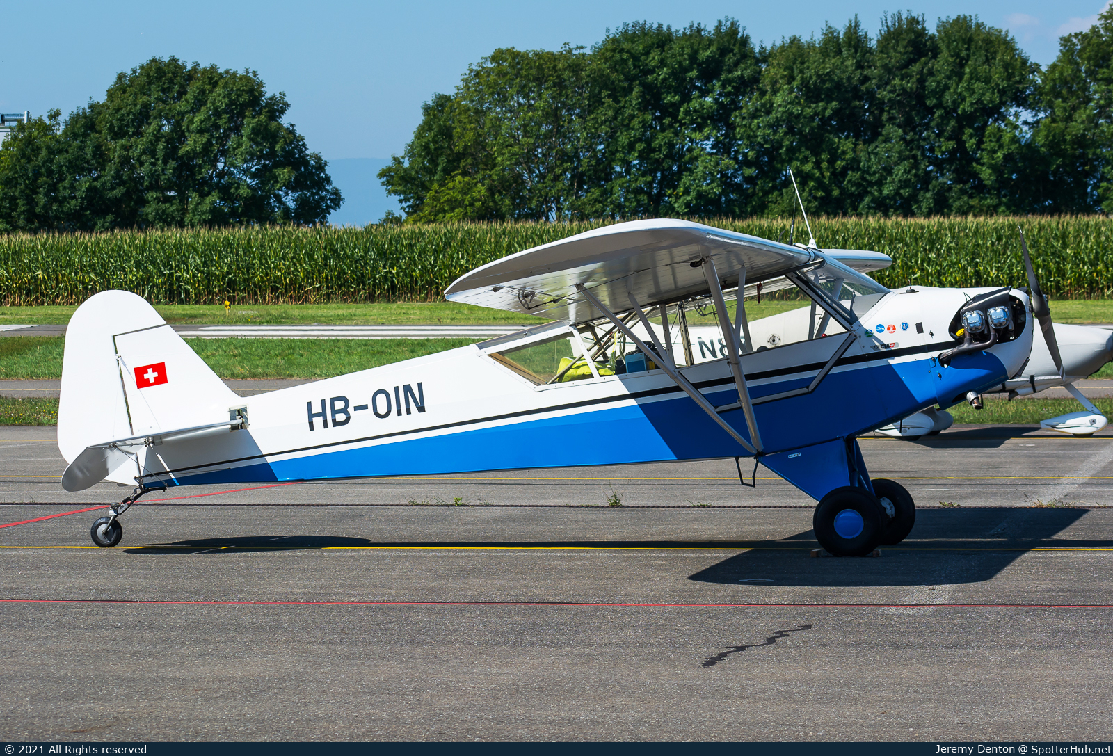 Photo of HB-OIN - Piper L-4H Grasshopper operated by Private