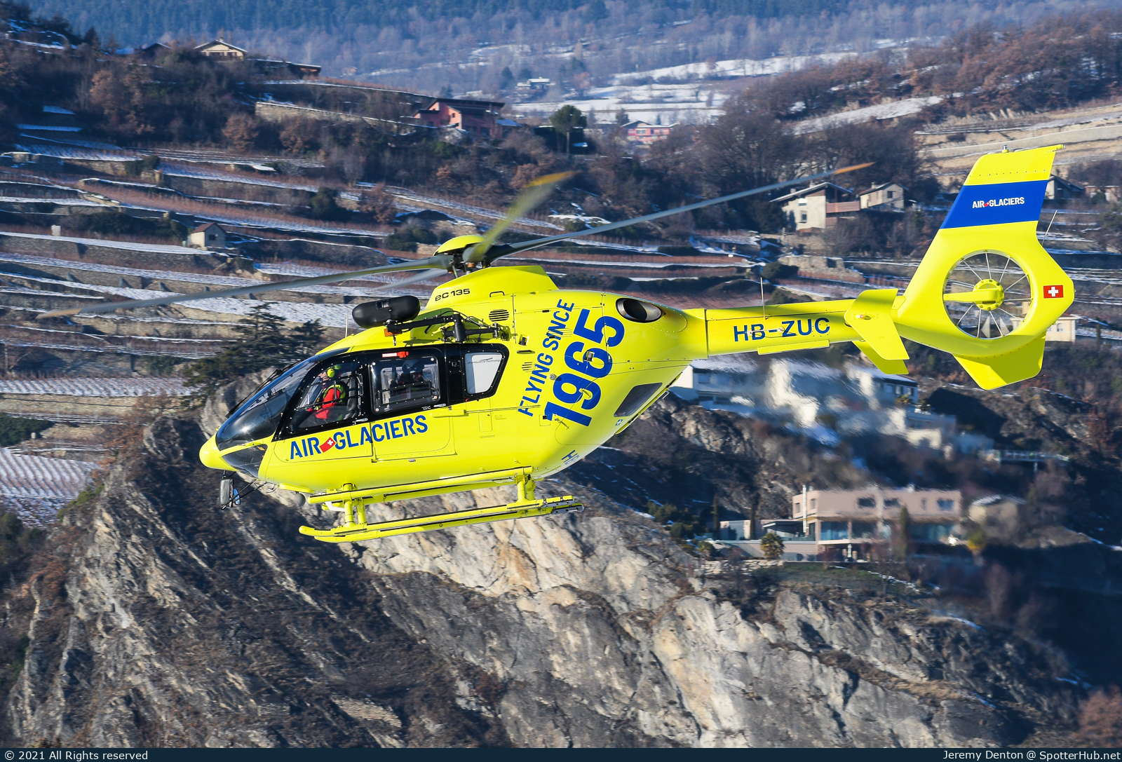 Photo of HB-ZUC - Eurocopter EC135 T2+ operated by Air Glaciers