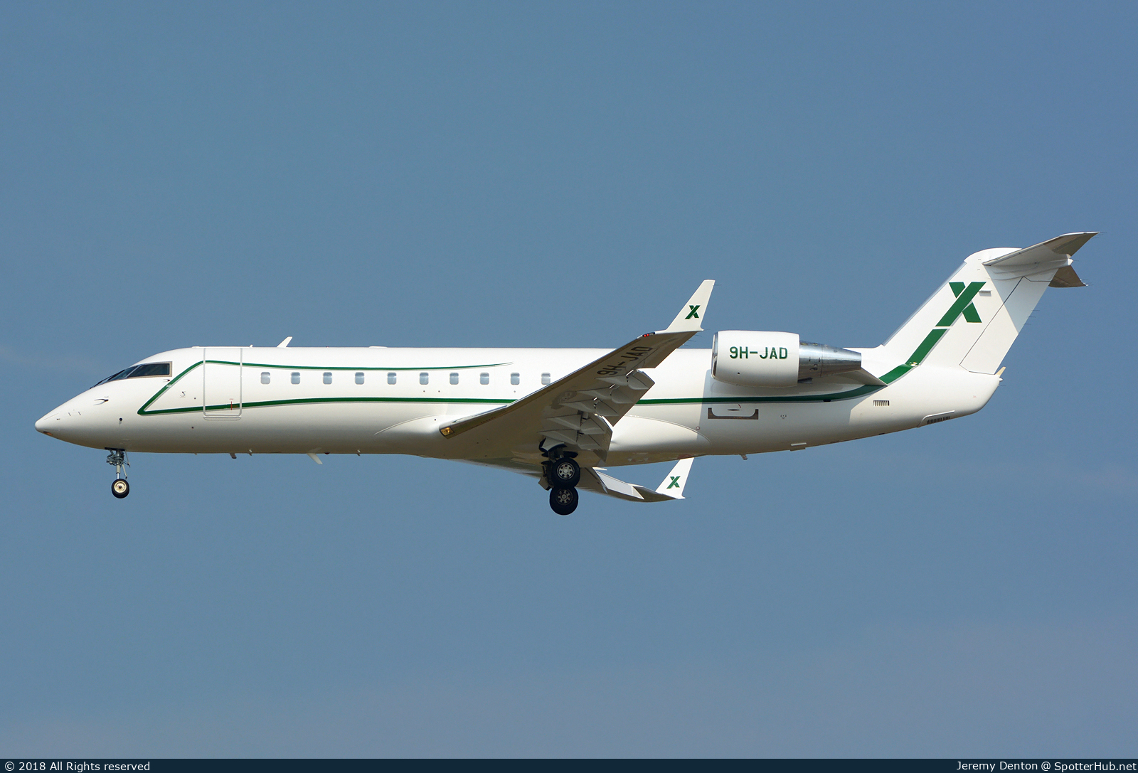 Photo of 9H-JAD - Bombardier Challenger 850 operated by AirX Charter