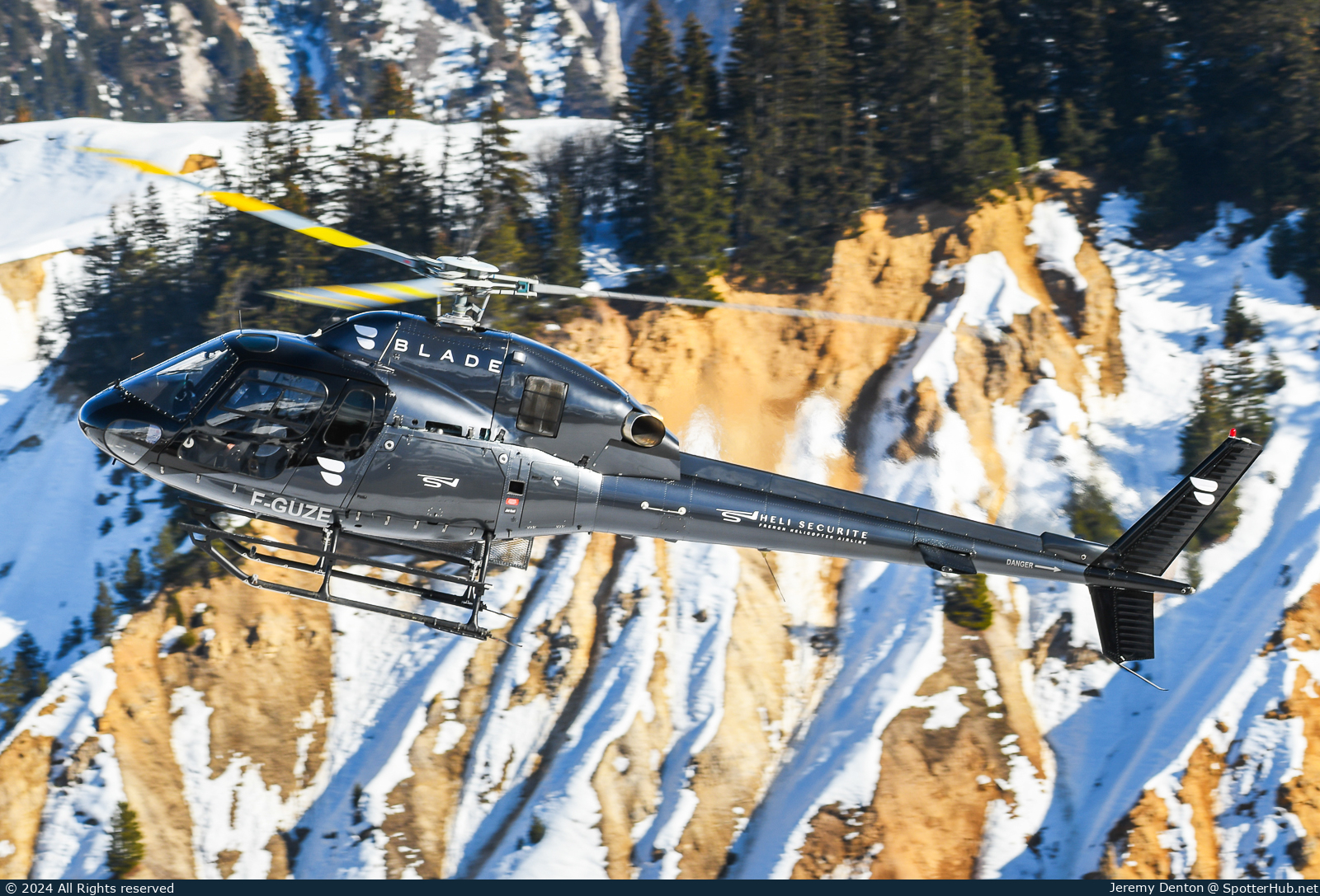 Photo of F-GUZE - Aérospatiale AS355N Ecureuil 2 operated by Heli Securité