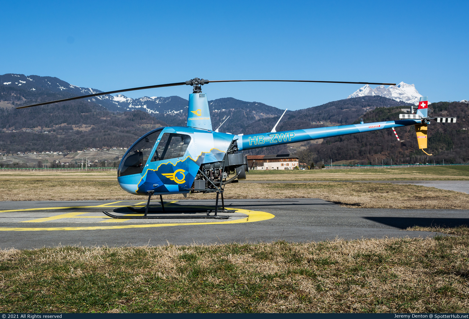 Photo of HB-ZWP - Robinson R22 Beta II operated by Chablais Heli Club