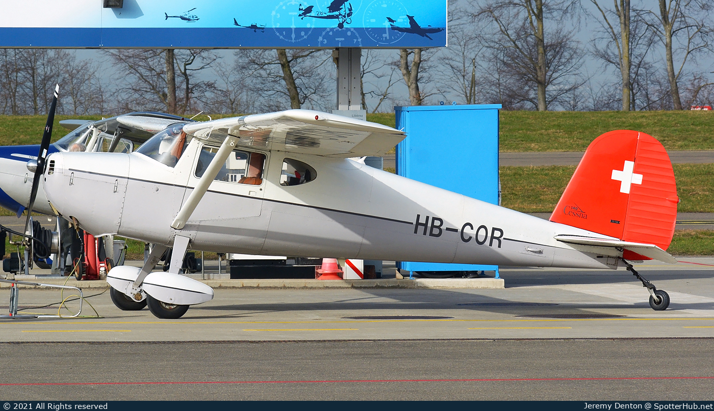 Photo of HB-COR - Cessna 140A operated by Private