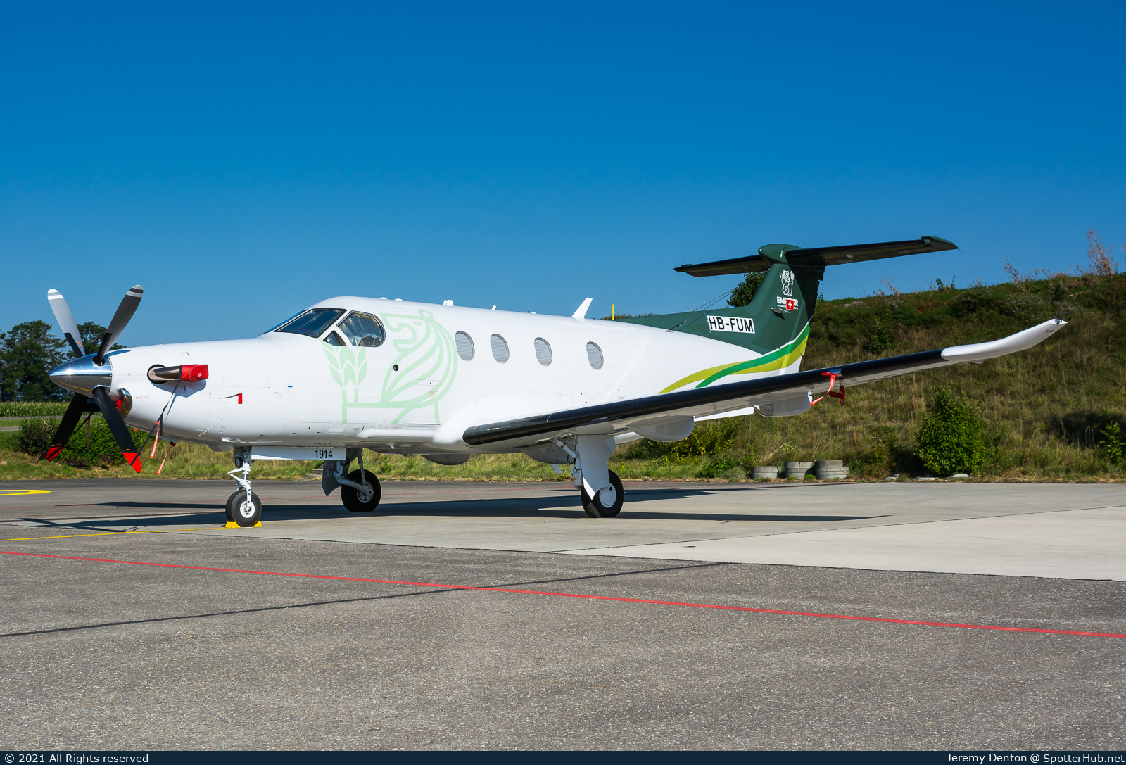 Photo of HB-FUM - Pilatus PC-12 NG operated by Pilatus Business Aircraft