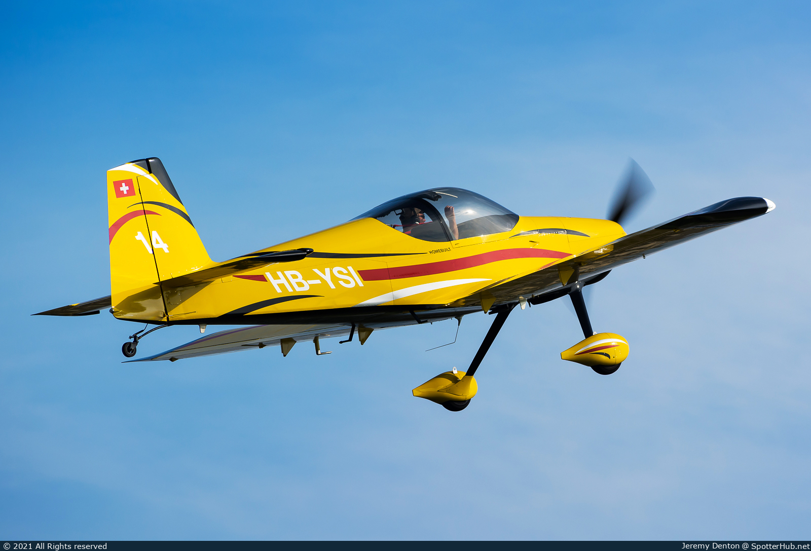 Photo of HB-YSI - Vans RV-14 operated by Private