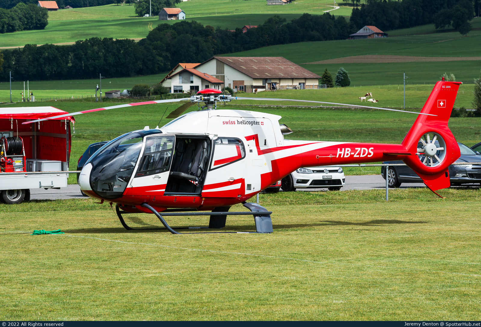 Photo of HB-ZDS - Eurocopter EC120B Colibri at Football Field