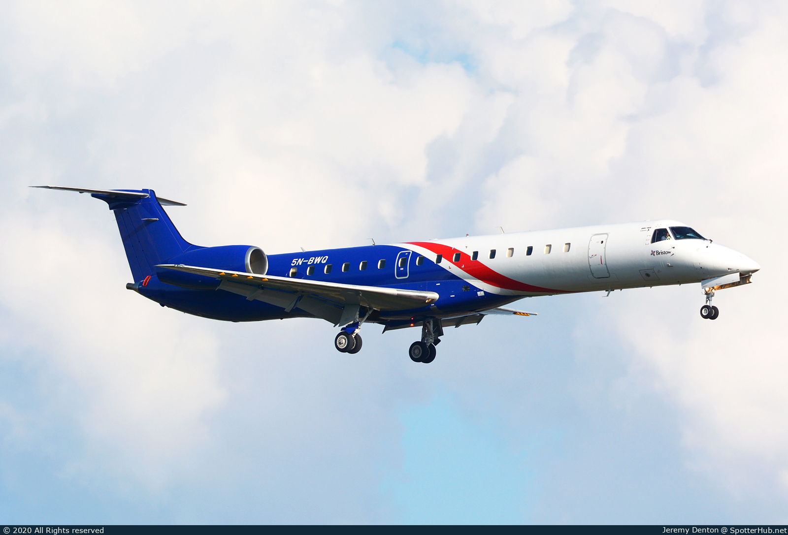 Photo of 5N-BWQ - Embraer ERJ-145LR operated by Bristow Helicopters Nigeria