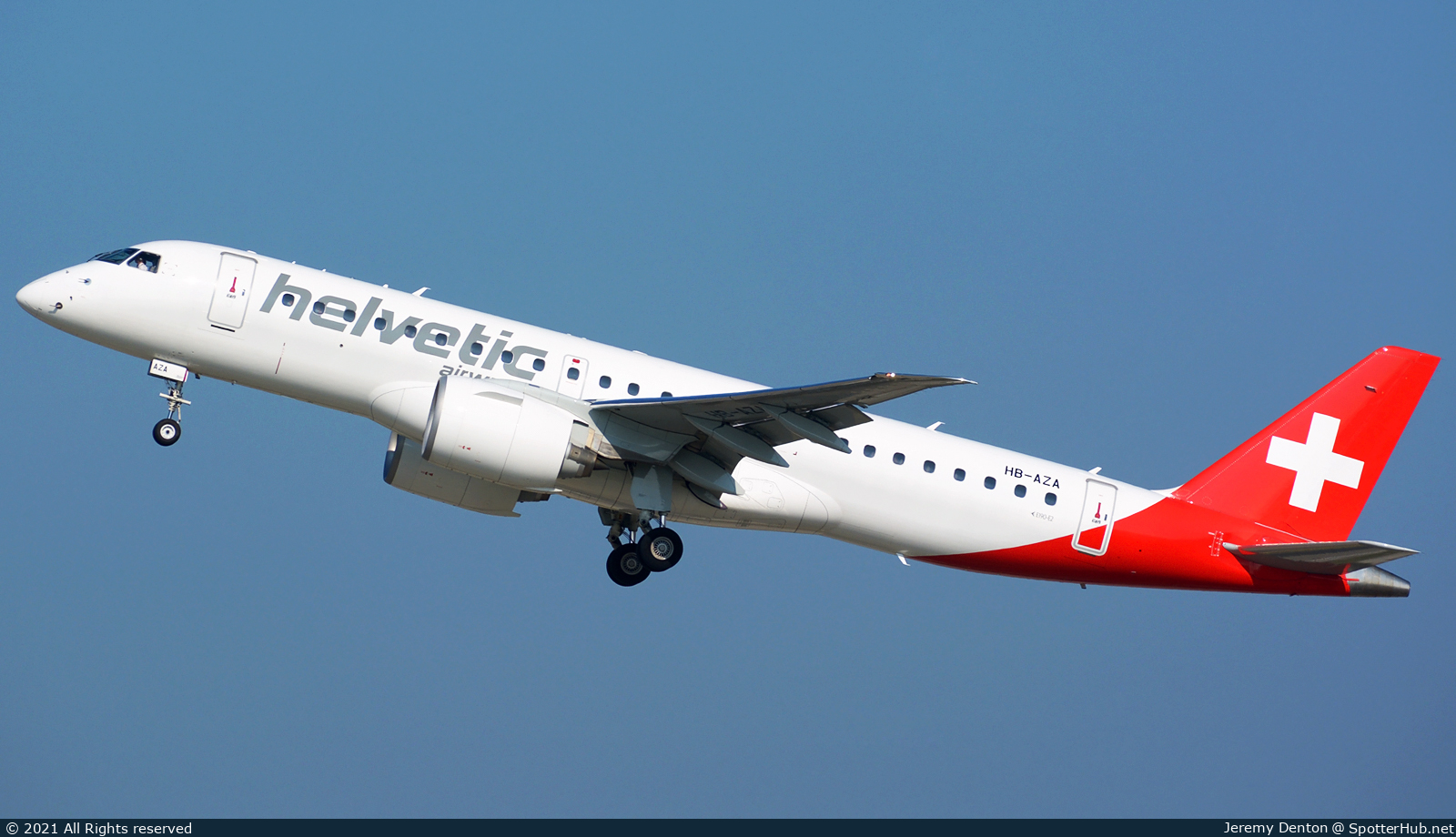 Photo of HB-AZA - Embraer ERJ-190-E2 operated by Helvetic Airways