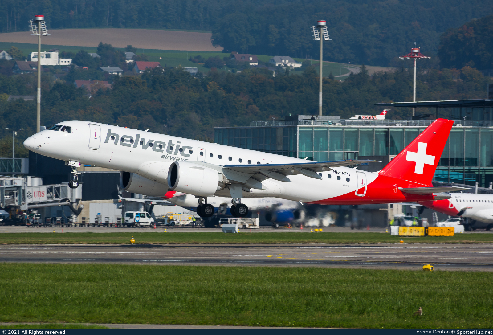 Photo of HB-AZH - Embraer ERJ-190-E2 operated by Helvetic Airways