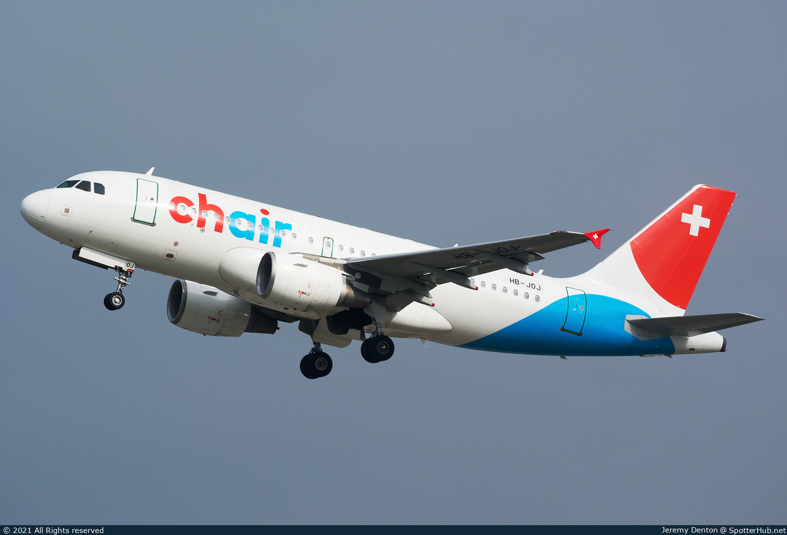 Photo of HB-JOJ - Airbus A319-112 operated by Chair Airlines