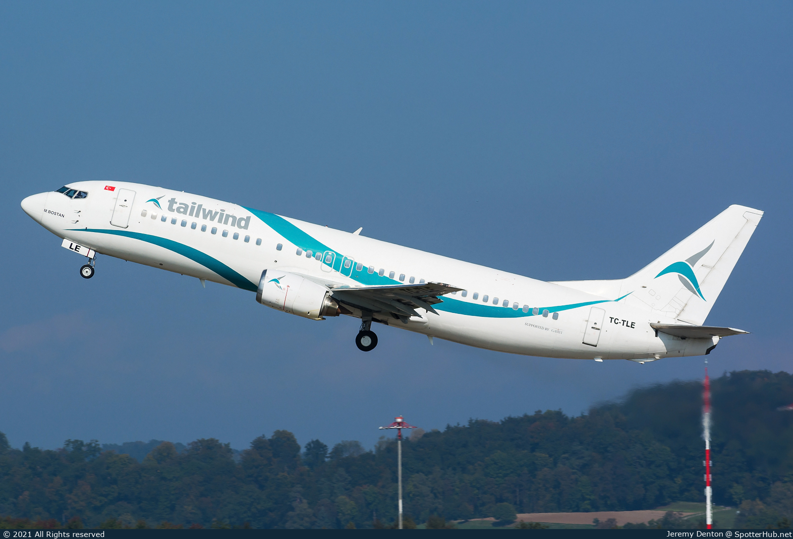 Photo of TC-TLE - Boeing 737-4Q8 operated by Tailwind Airlines