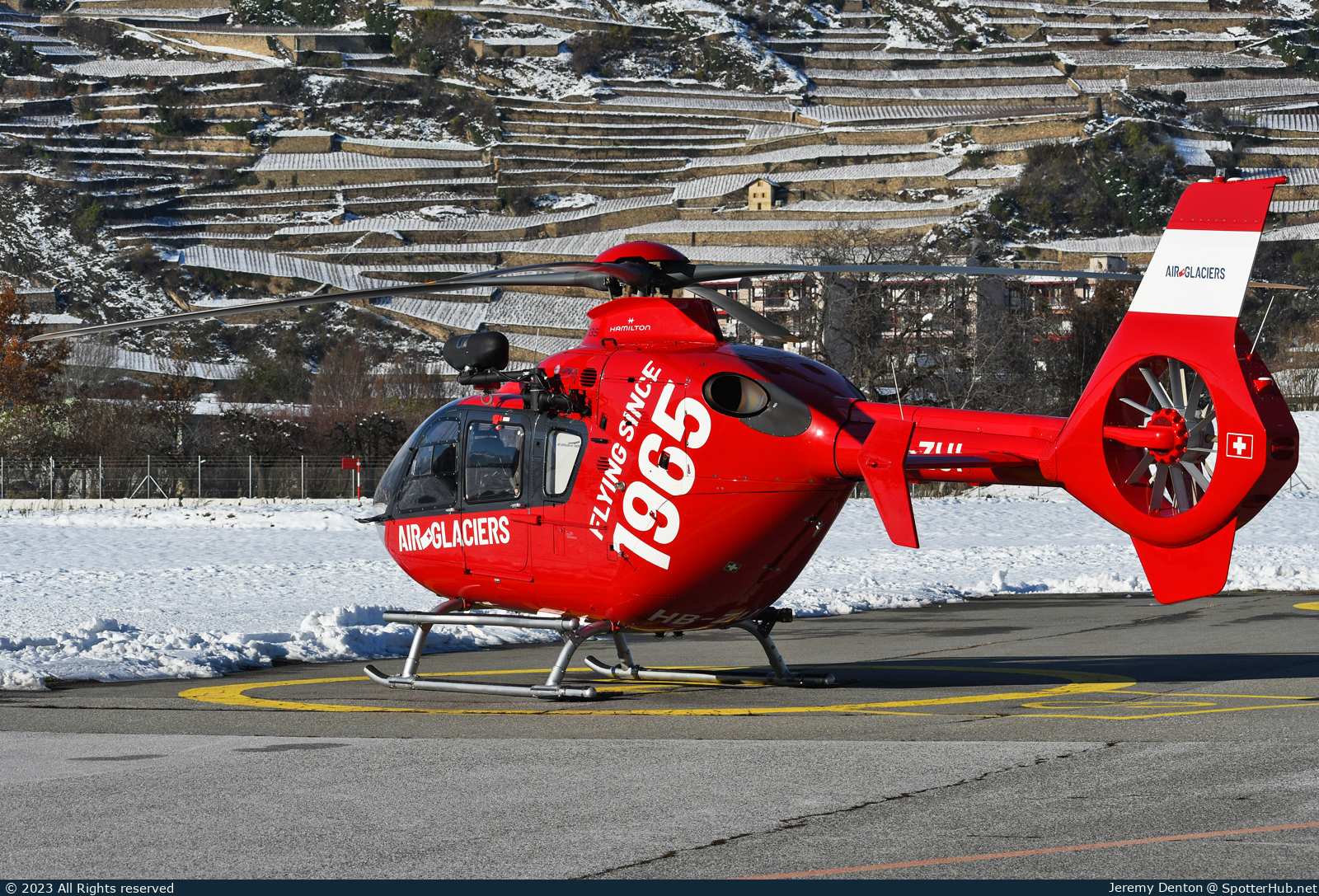 Photo of HB-ZUI - Eurocopter EC135 T2+ operated by Air Glaciers