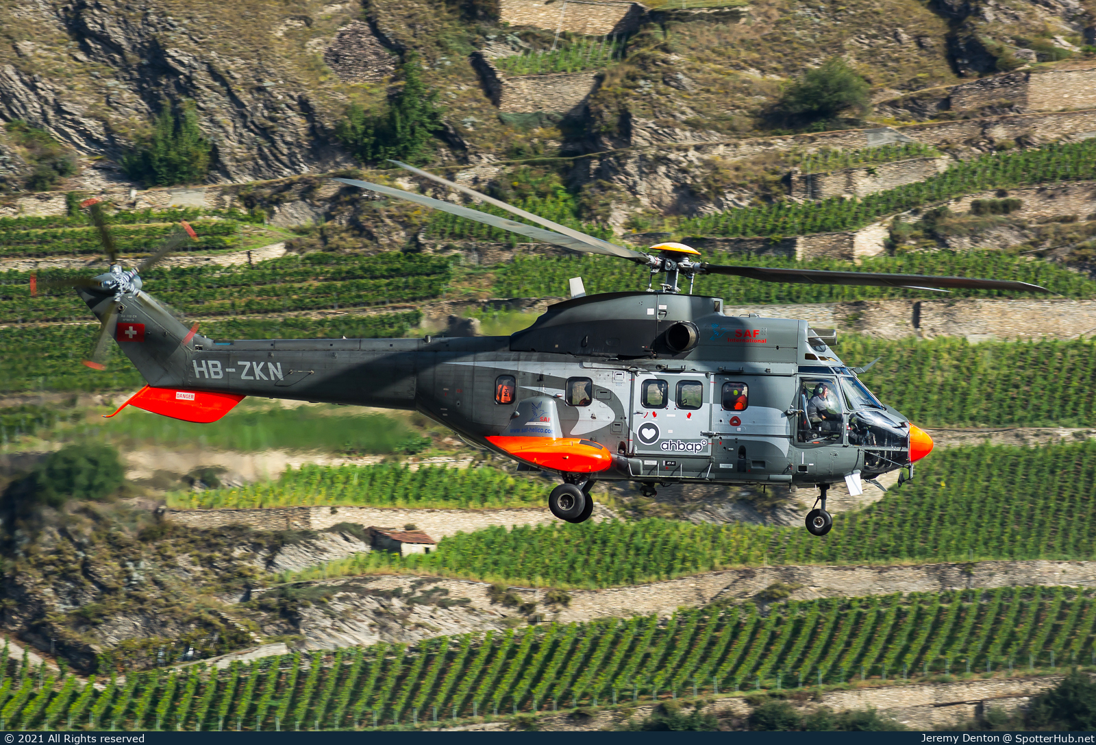 Photo of HB-ZKN - Aérospatiale AS332C1 Super Puma operated by SAF Hélicoptères