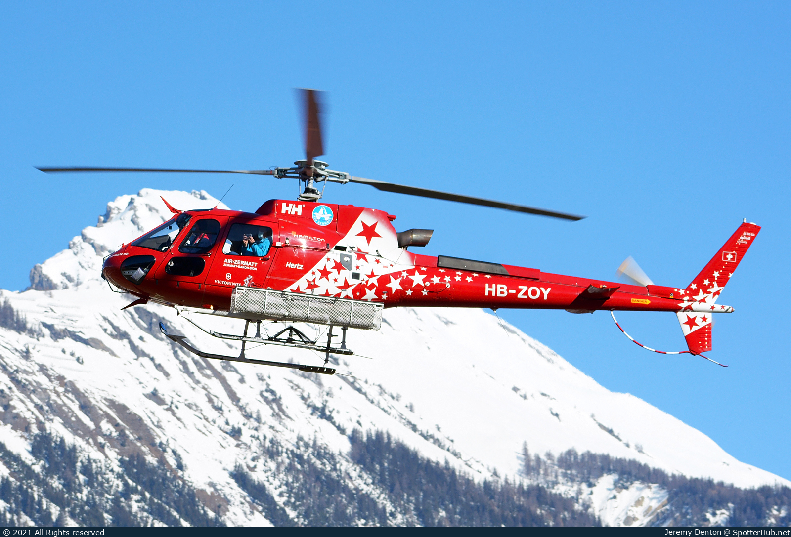 Photo of HB-ZOY - Airbus Helicopters H125 operated by Air Zermatt