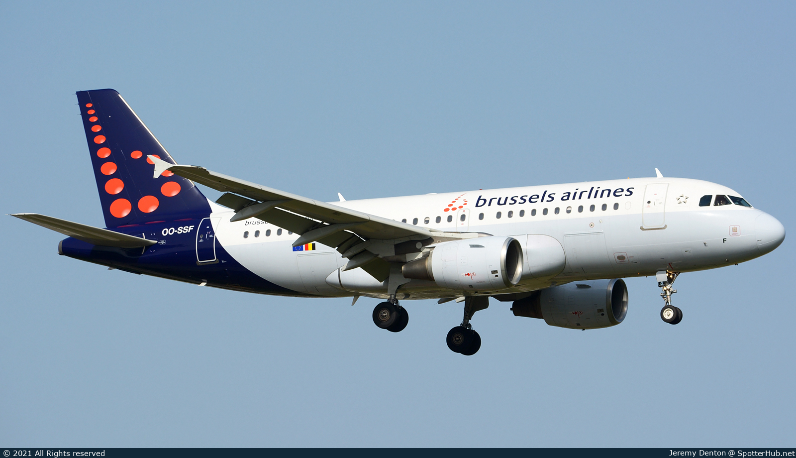 Photo of OO-SSF - Airbus A319-111 operated by Brussels Airlines