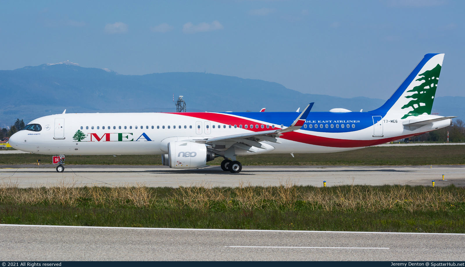 Photo of T7-ME6 - Airbus A321-271NX operated by MEA Middle East Airlines