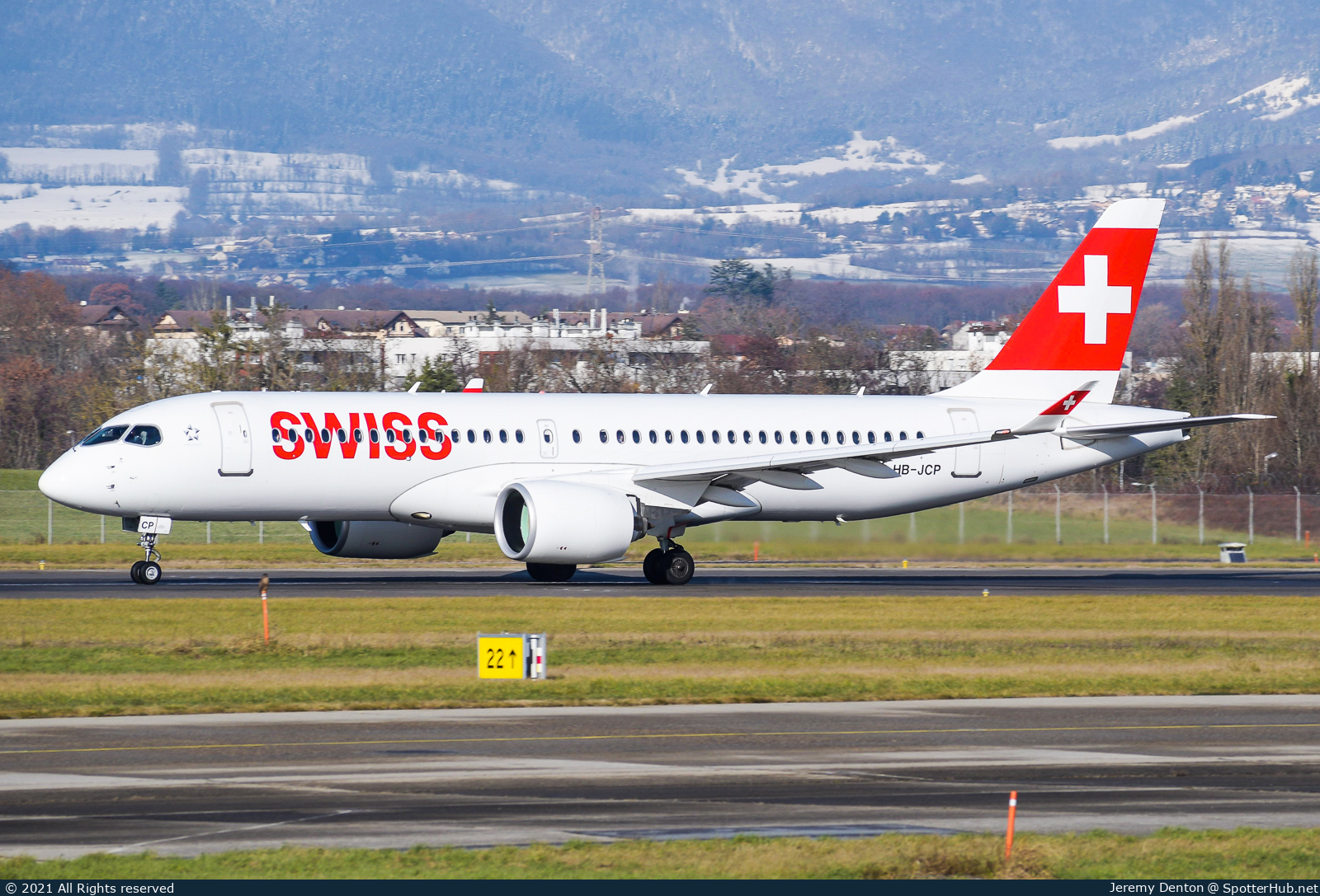 Photo of HB-JCP - Airbus A220-300 operated by Swiss International Air Lines