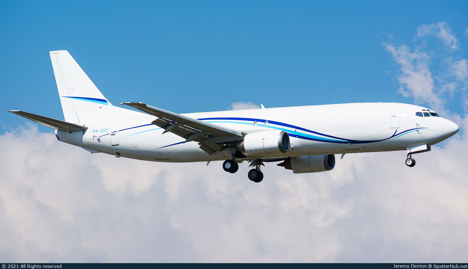 Photo of P4-EBO - Boeing 737-4H6(SF) operated by Liza Transport International (opb Global Jet Aruba)